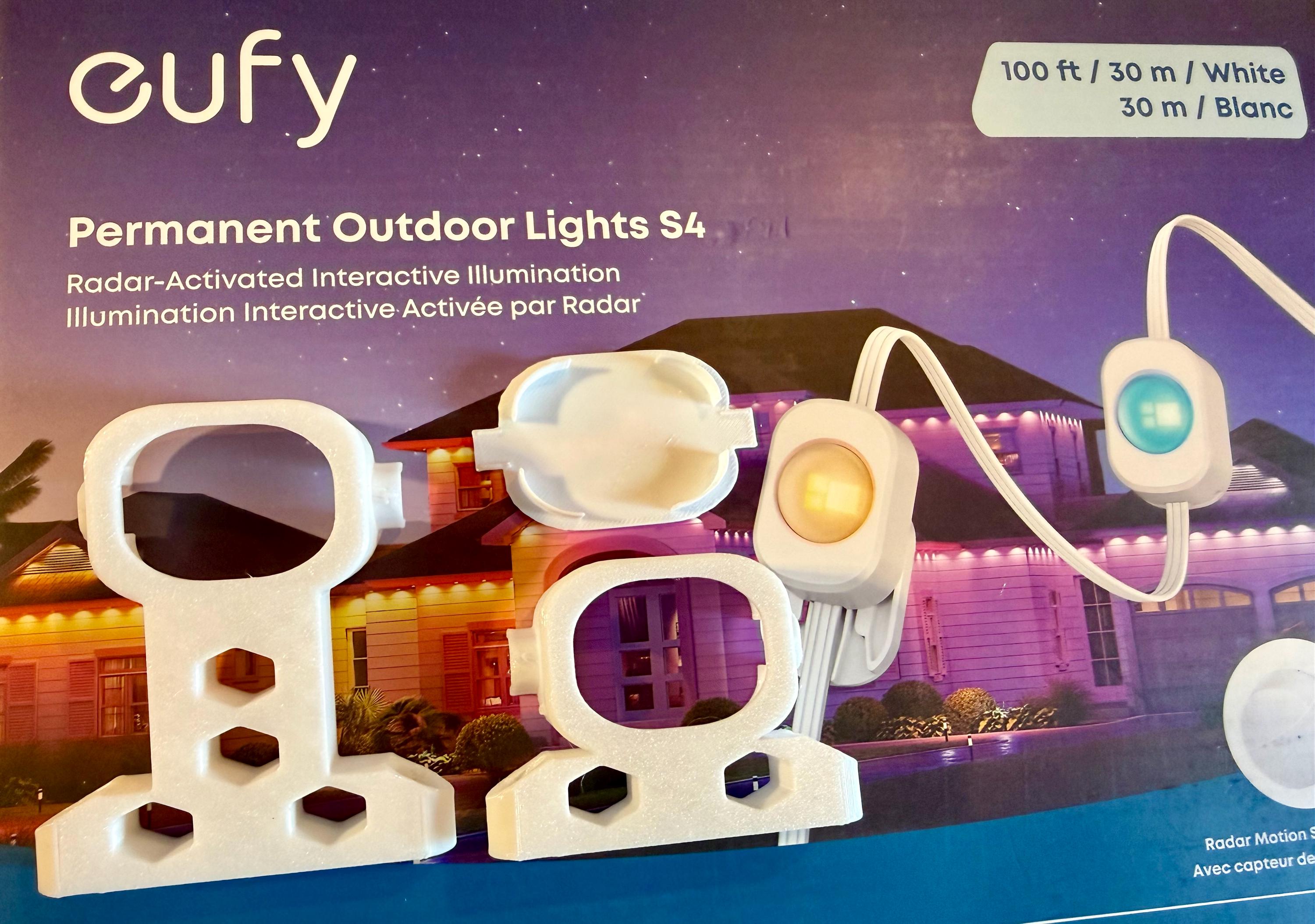 eufy Permanent Outdoor Lights S4 Mounting Brackets - Side/Horizontal