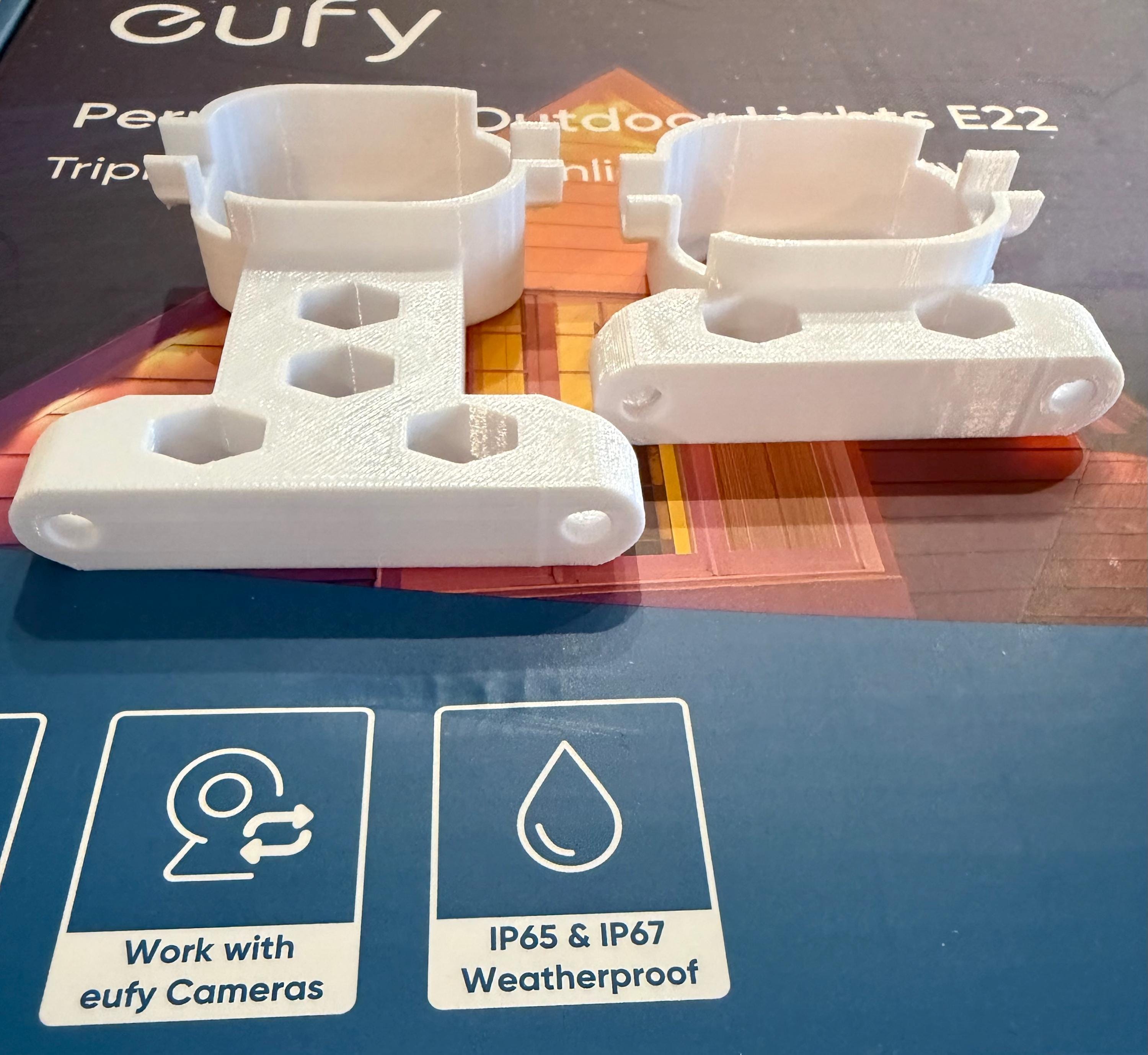 eufy Permanent Outdoor Lights E22 Mounting Brackets - Side/Horizontal