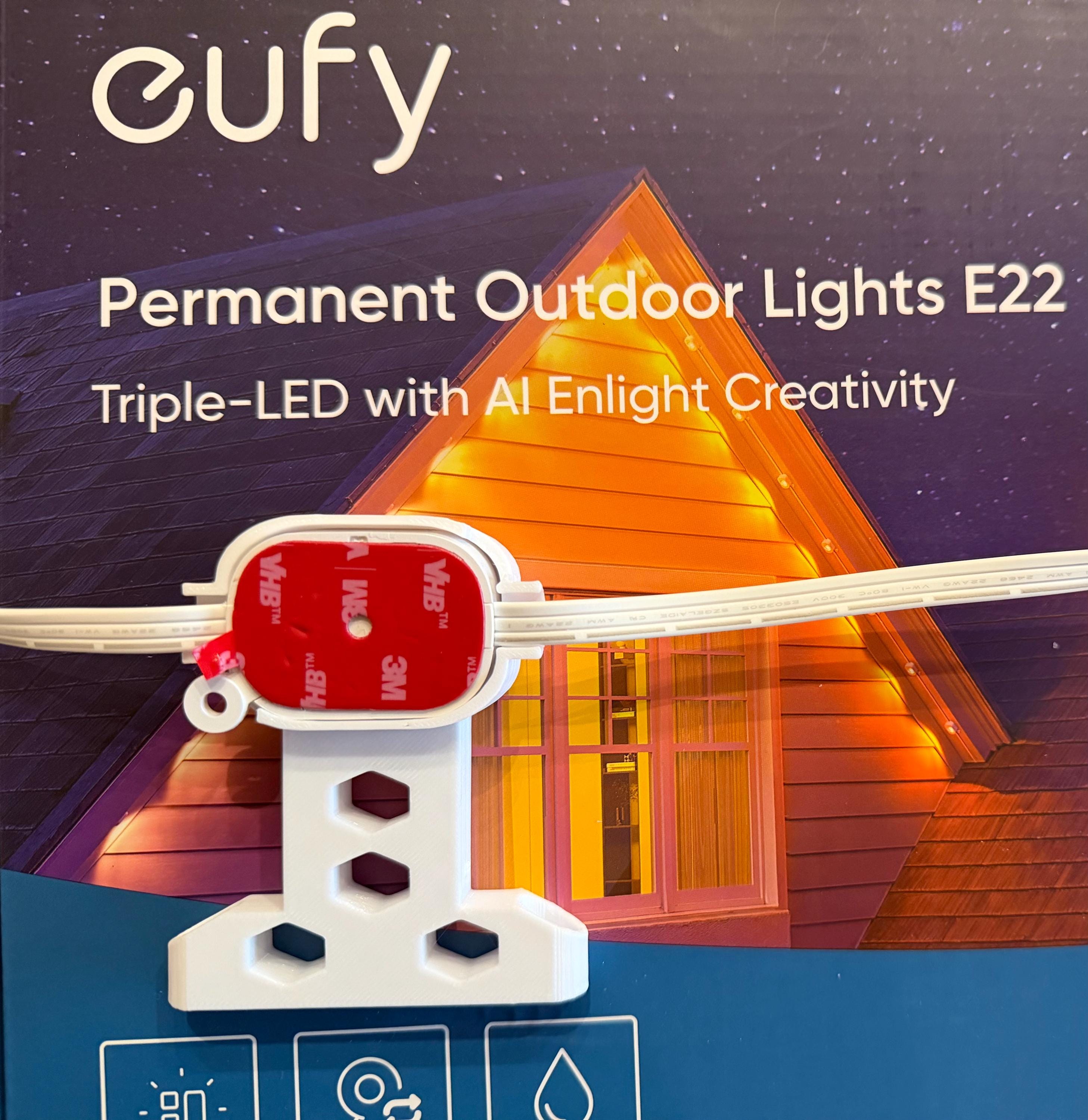 eufy Permanent Outdoor Lights E22 Mounting Brackets - Side/Horizontal
