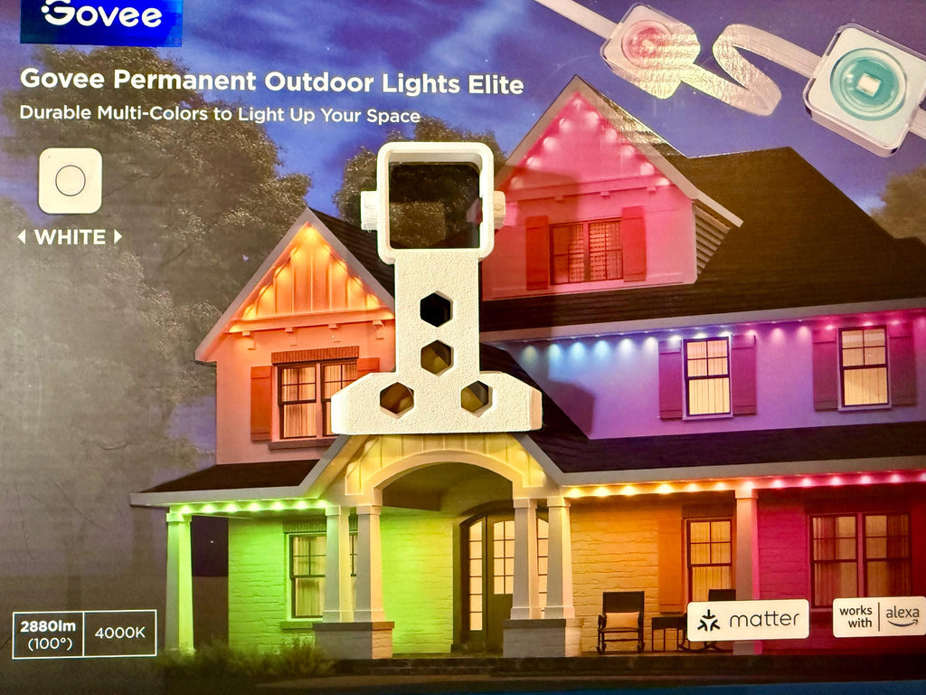 Govee Elite (Non-Pro) Permanent Outdoor Lights Side Mounting Brackets - Costco Edition