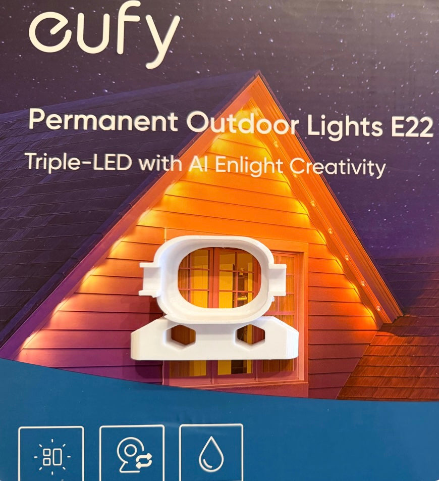 eufy Permanent Outdoor Lights E22 Mounting Brackets - Side/Horizontal