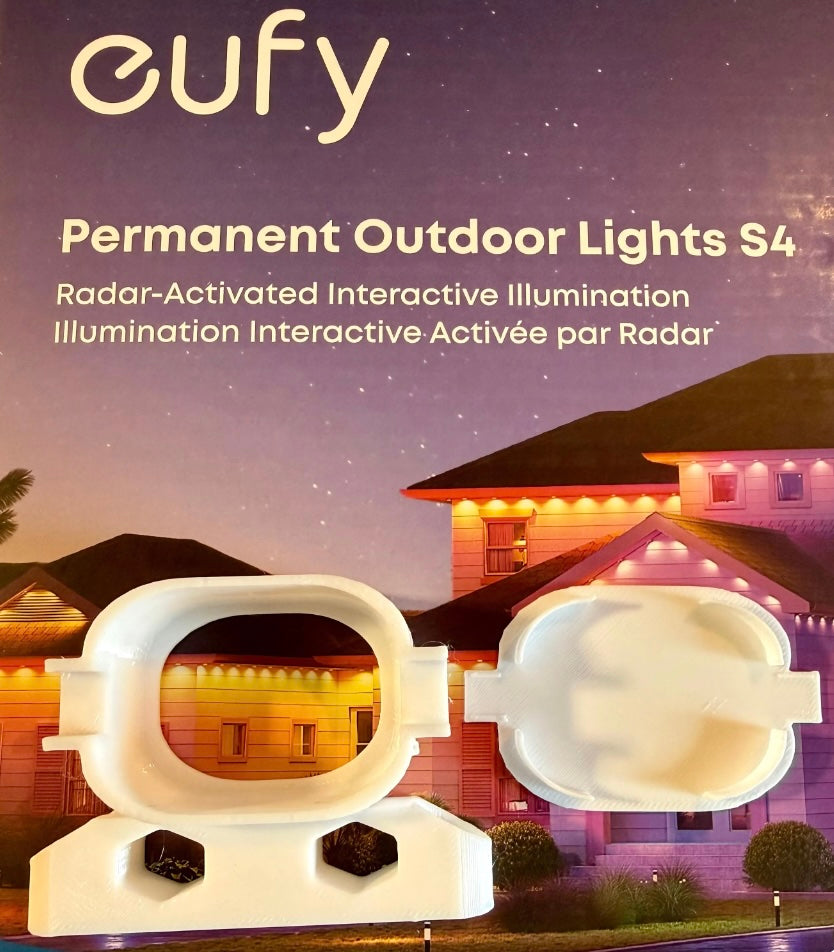 eufy Permanent Outdoor Lights S4 Mounting Brackets - Side/Horizontal