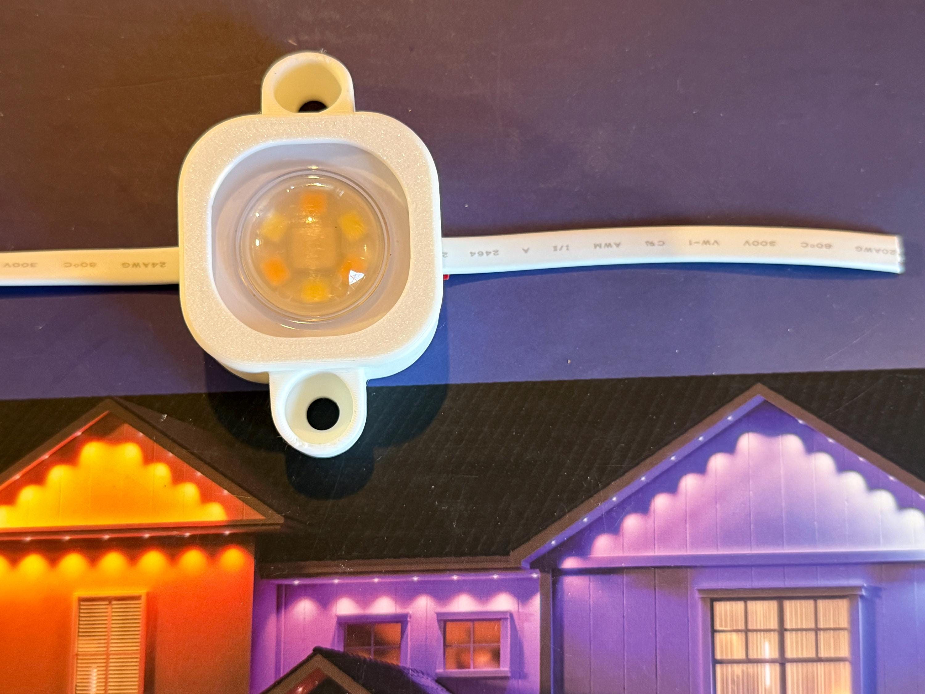Govee Pro Permanent Outdoor Lights Mount Bracket Clip - H706 (White/Black)
