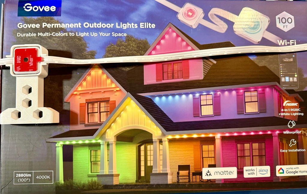 Govee Elite (Non-Pro) Permanent Outdoor Lights Side Mounting Brackets - Costco Edition