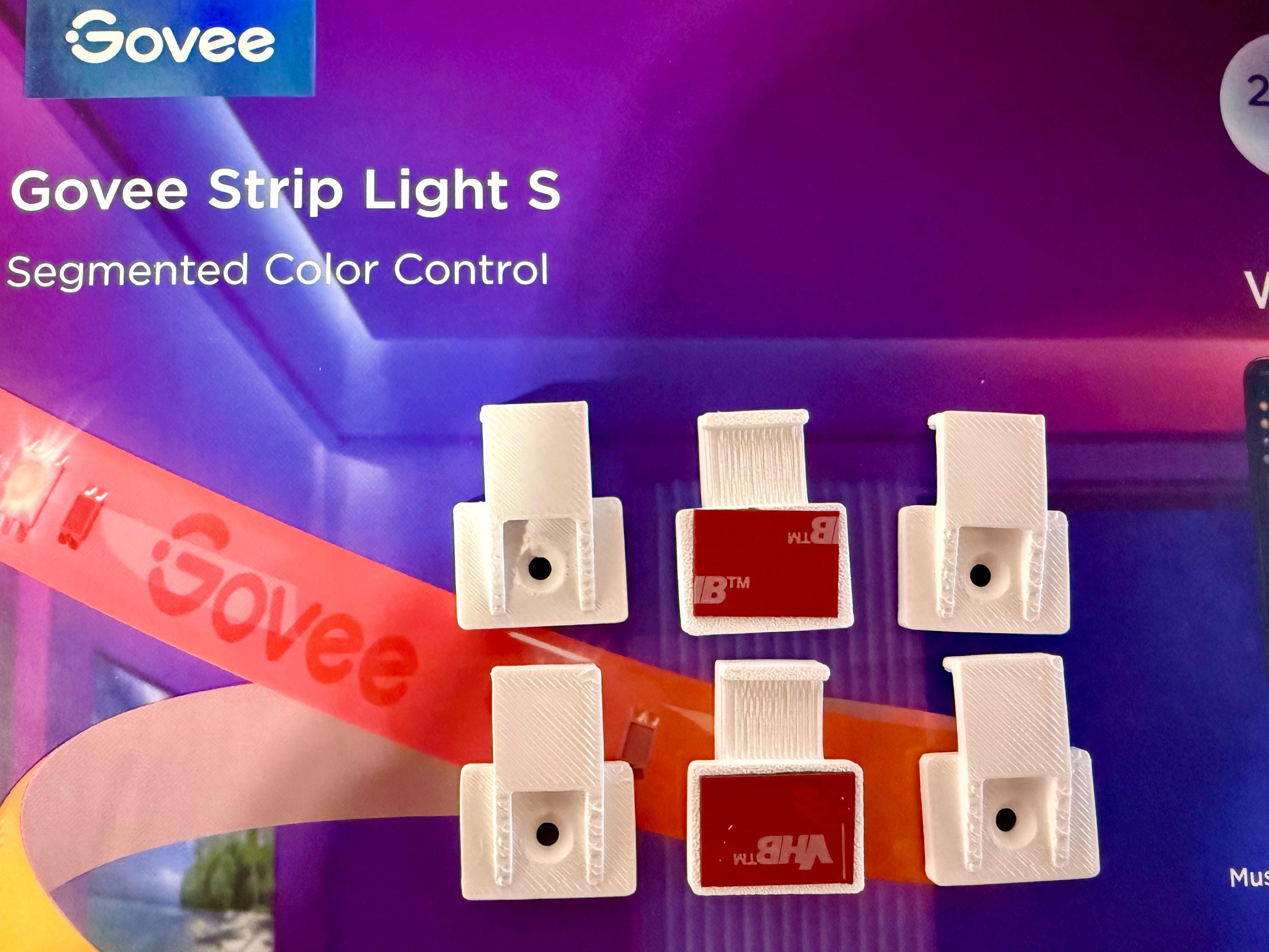 3M Adhesive Cable Clips: Govee & Eufy LED Strip Light Wire Management