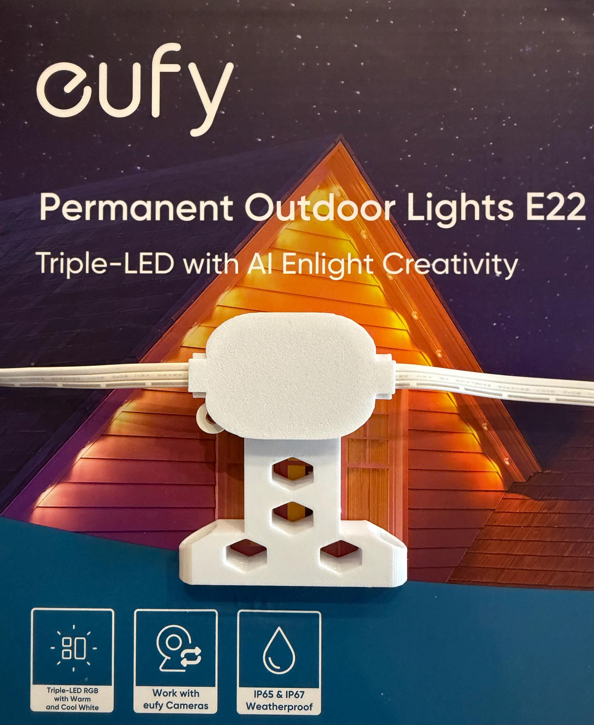 eufy Permanent Outdoor Lights E22 Mounting Brackets - Side/Horizontal